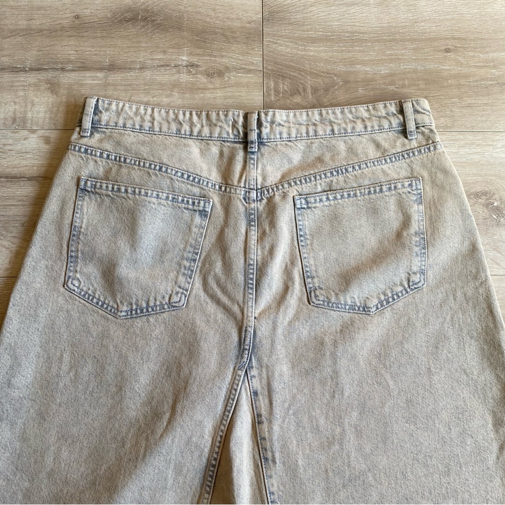 Zara overdyed denim midi skirt XXL - Picture 7 of 16